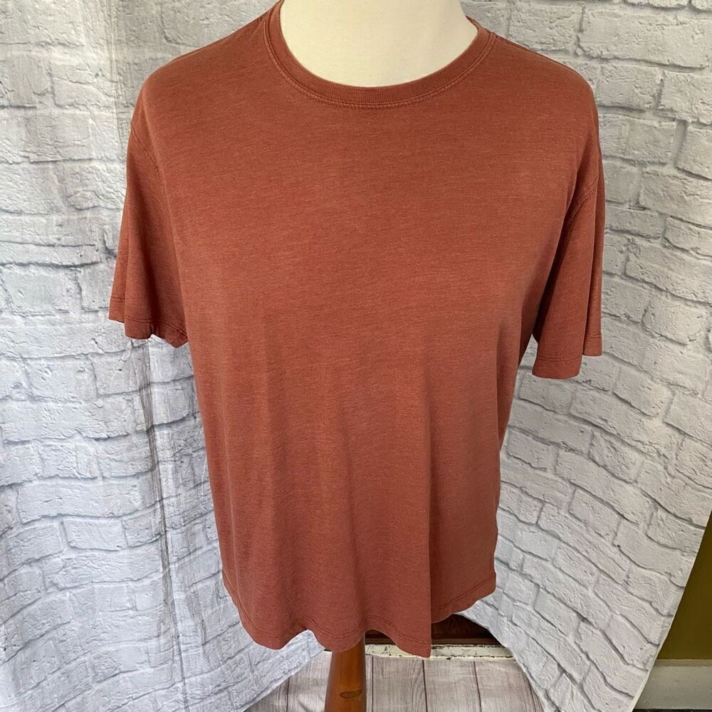 St John Bay men L heritage cotton blend short sleeve Crewneck T-shirt